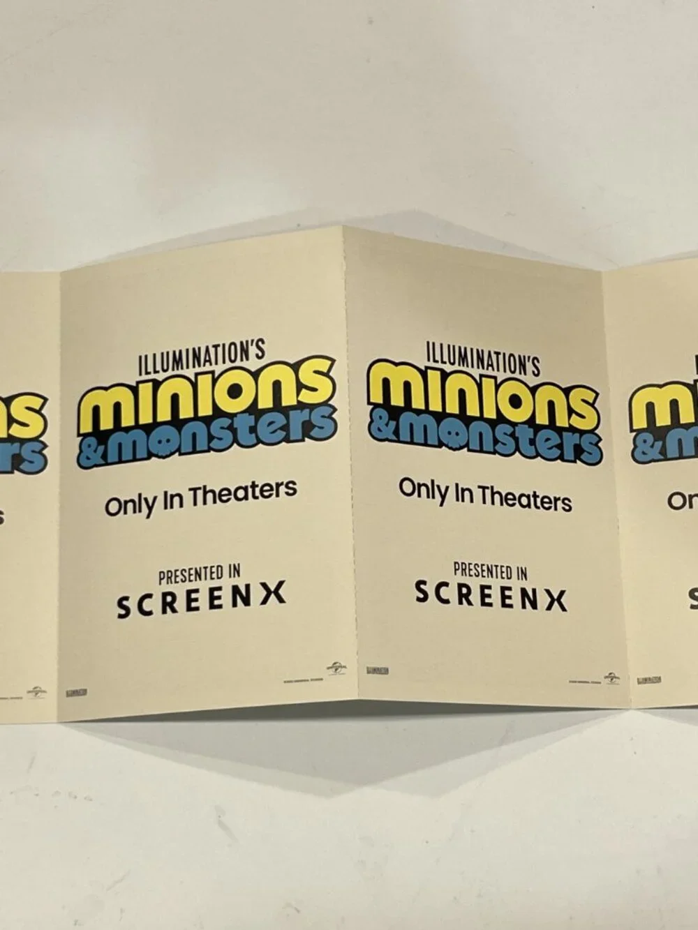 Minions & Monsters Screen X Cards 6x8 B&B Theatres